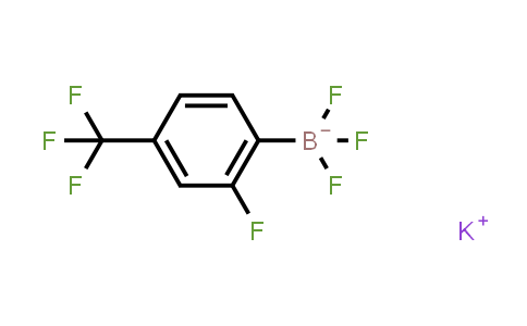Potassium trifluoro-[2-fluoro-4-(trifluoromethyl)phenyl]boranuide