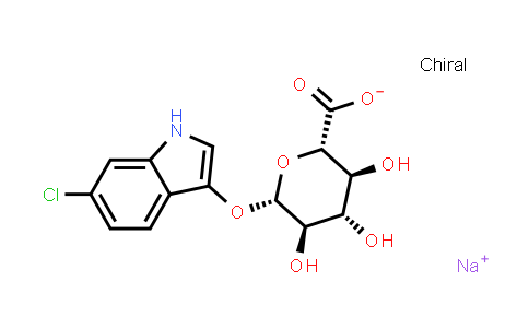 Sodium (2S,3S,4S,5R,6S)-6-[(6-chloro-1H-indol-3-yl)oxy]-3,4,5-trihydroxy-tetrahydropyran-2-carboxylate