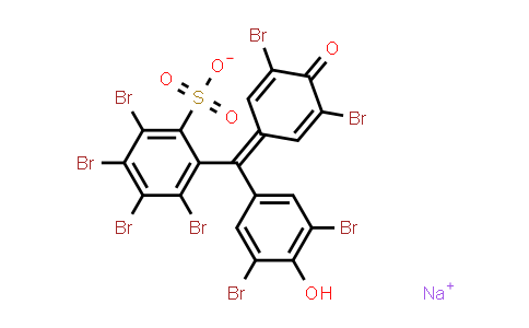 Sodium 2,3,4,5-tetrabromo-6-[(3,5-dibromo-4-hydroxy-phenyl)-(3,5-dibromo-4-oxo-cyclohexa-2,5-dien-1-ylidene)methyl]benzenesulfonate
