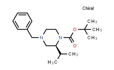 tert-Butyl (2S)-4-benzyl-2-isopropyl-piperazine-1-carboxylate