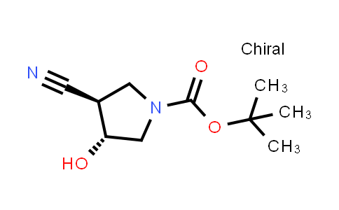 tert-Butyl (3R,4R)-3-cyano-4-hydroxy-pyrrolidine-1-carboxylate