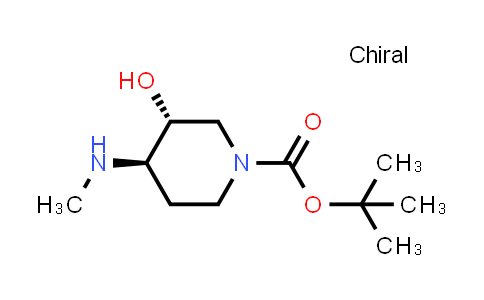 tert-Butyl (3R,4R)-3-hydroxy-4-(methylamino)piperidine-1-carboxylate