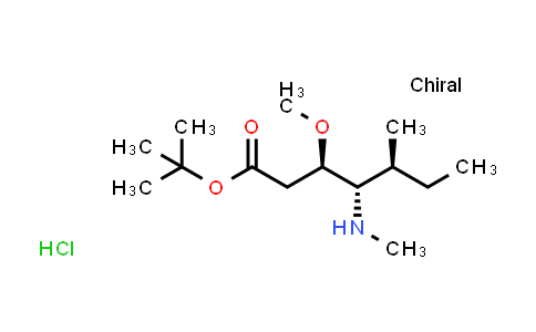 tert-Butyl (3R,4S,5S)-3-methoxy-5-methyl-4-(methylamino)heptanoate hydrochloride