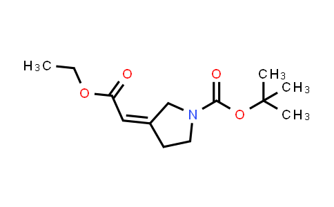 tert-Butyl (3Z)-3-(2-ethoxy-2-oxoethylidene)pyrrolidine-1-carboxylate