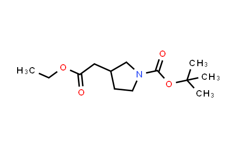 tert-Butyl 3-(2-ethoxy-2-oxo-ethyl)pyrrolidine-1-carboxylate