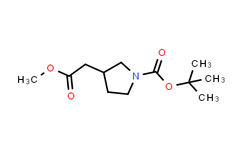 tert-butyl 3-(2-methoxy-2-oxo-ethyl)pyrrolidine-1-carboxylate