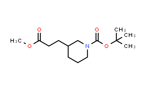 tert-Butyl 3-(3-methoxy-3-oxo-propyl)piperidine-1-carboxylate