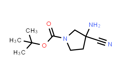 tert-butyl 3-Amino-3-cyano-pyrrolidine-1-carboxylate