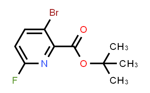 tert-Butyl 3-bromo-6-fluoro-pyridine-2-carboxylate