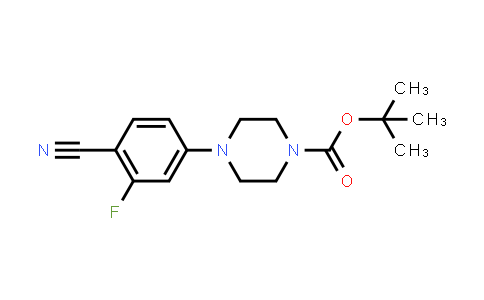 tert-Butyl 4-(4-cyano-3-fluoro-phenyl)piperazine-1-carboxylate