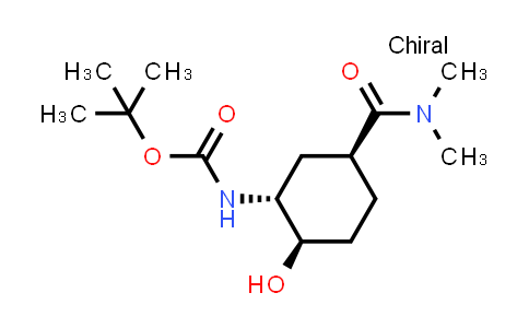 tert-Butyl N-[(1R,2R,5S)-5-(dimethylcarbamoyl)-2-hydroxy-cyclohexyl]carbamate