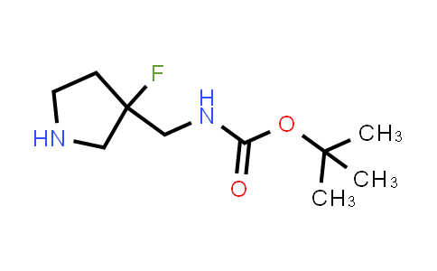 tert-Butyl N-[(3-fluoropyrrolidin-3-yl)methyl]carbamate