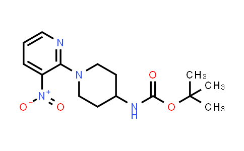 tert-butyl N-[1-(3-nitro-2-pyridyl)-4-piperidyl]carbamate