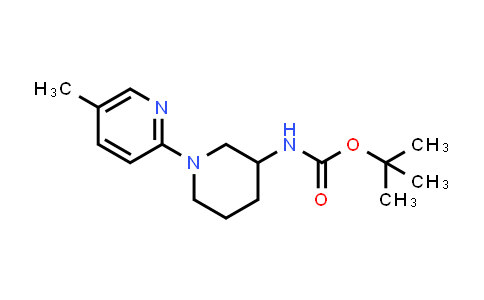 tert-butyl N-[1-(5-methyl-2-pyridyl)-3-piperidyl]carbamate