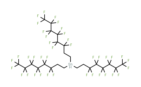 Tris-(2(perfluorohexyl)ethyl)tin hydride