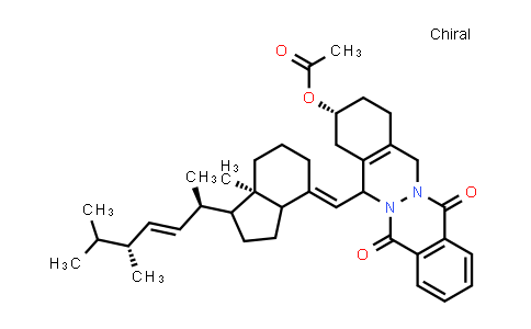 [(10R)-12-[(E)-[(7aR)-7a-Methyl-1-[(E,1R,4R)-1,4,5-trimethylhex-2-enyl]-2,3,3a,5,6,7-hexahydro-1H-inden-4-ylidene]methyl]-5,14-dioxo-7,8,9,10,11,12-hexahydrophthalazino[2,3-b]phthalazin-10-yl] acetate
