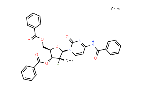 [(2R,3R,4R,5R)-5-(4-Benzamido-2-oxo-pyrimidin-1-yl)-3-benzoyloxy-4-fluoro-4-methyl-tetrahydrofuran-2-yl]methyl benzoate