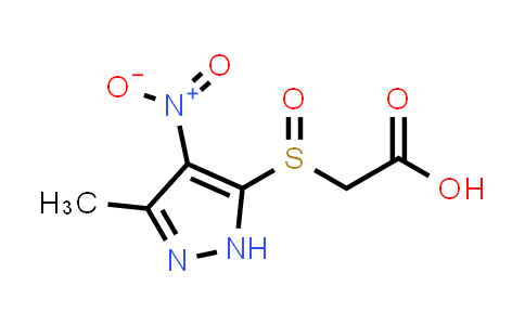 [(3-Methyl-4-nitro-1H-pyrazol-5-yl)sulfinyl]acetic acid