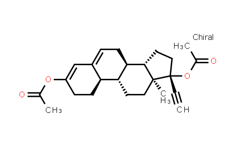 [(8R,9S,10R,13S,14S,17R)-17-Acetoxy-17-ethynyl-13-methyl-2,7,8,9,10,11,12,14,15,16-decahydro-1H-cyclopenta[a]phenanthren-3-yl] acetate