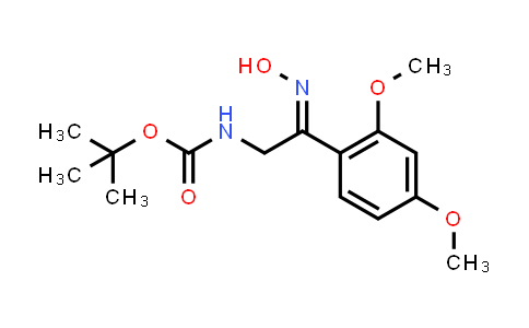 [2-(2,4-Dimethoxy-phenyl)-2-hydroxyimino-ethyl]-carbamic acid tert-butyl ester