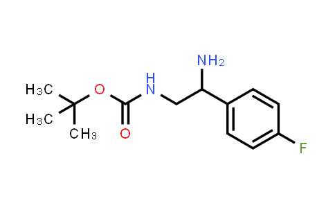 [2-Amino-2-(4-fluoro-phenyl)-ethyl]-carbamic acid tert-butyl ester