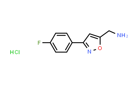 [3-(4-Fluorophenyl)isoxazol-5-yl]methylamine hydrochloride