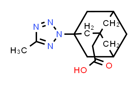 [3-(5-Methyl-2H-tetraazol-2-yl)-1-adamantyl]acetic acid