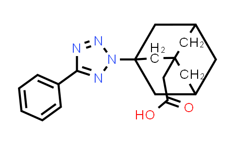 [3-(5-Phenyl-2H-tetraazol-2-yl)-1-adamantyl]acetic acid