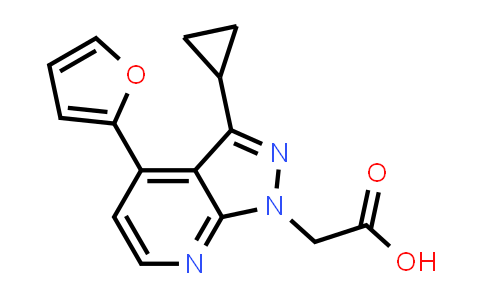 [3-Cyclopropyl-4-(2-furyl)-1H-pyrazolo[3,4-b]pyridin-1-yl]acetic acid