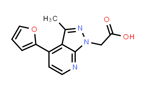 [4-(2-Furyl)-3-methyl-1H-pyrazolo[3,4-b]pyridin-1-yl]acetic acid