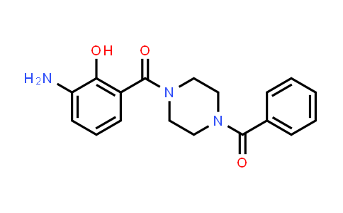 [4-(3-amino-2-hydroxy-benzoyl)piperazin-1-yl]-phenyl-methanone