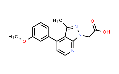 [4-(3-Methoxyphenyl)-3-methyl-1H-pyrazolo[3,4-b]pyridin-1-yl]acetic acid