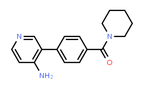 [4-(4-amino-3-pyridyl)phenyl]-(1-piperidyl)methanone