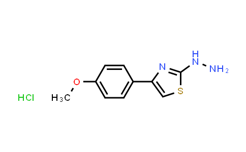 [4-(4-methoxyphenyl)thiazol-2-yl]hydrazine hydrochloride