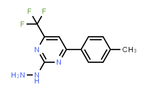 [4-(p-tolyl)-6-(trifluoromethyl)pyrimidin-2-yl]hydrazine