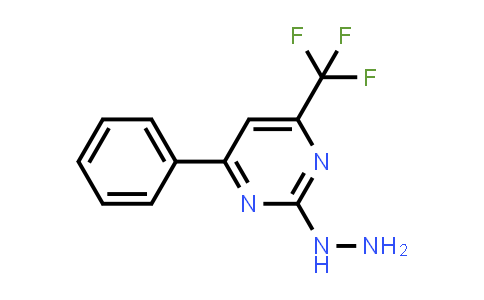 [4-phenyl-6-(trifluoromethyl)pyrimidin-2-yl]hydrazine