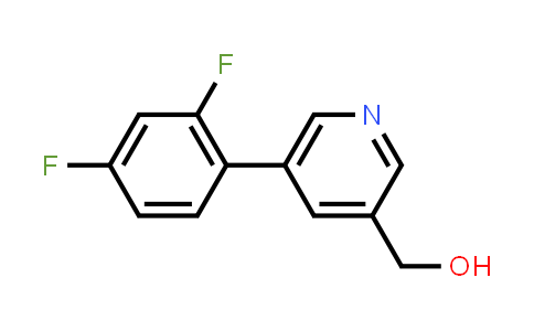 [5-(2,4-difluorophenyl)-3-pyridyl]methanol