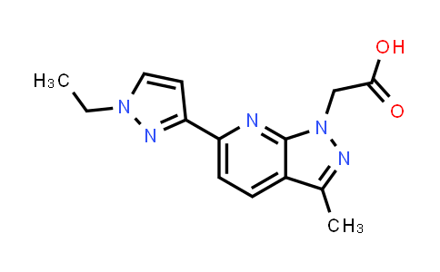 [6-(1-Ethyl-1H-pyrazol-3-yl)-3-methyl-1H-pyrazolo[3,4-b]pyridin-1-yl]acetic acid