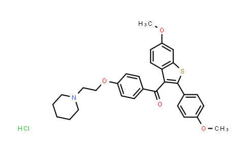 [6-Methoxy-2-(4-Methoxyphenyl)-benzo[b]thien-3-yl]{4-[2-(1-piperidinyl)ethoxy]phenyl}methanone hydrochloride