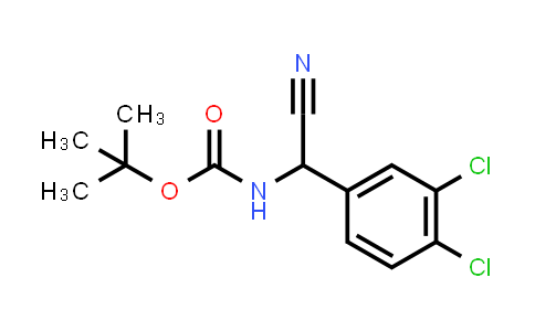 [Cyano-(3,4-dichloro-phenyl)-methyl]-carbamic acid tert-butyl ester