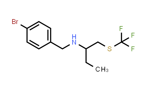 (4-Bromo-benzyl)-(1-trifluoromethylsulfanylmethyl-propyl)-amine