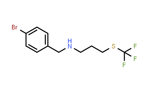 (4-Bromo-benzyl)-(3-trifluoromethylsulfanyl-propyl)-amine