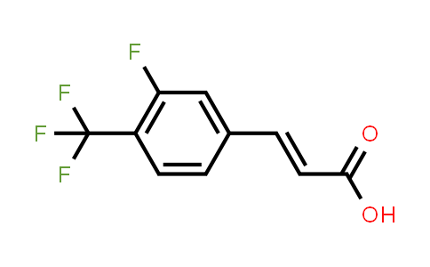 (E)-3-[3-fluoro-4-(trifluoromethyl)phenyl]prop-2-enoic acid