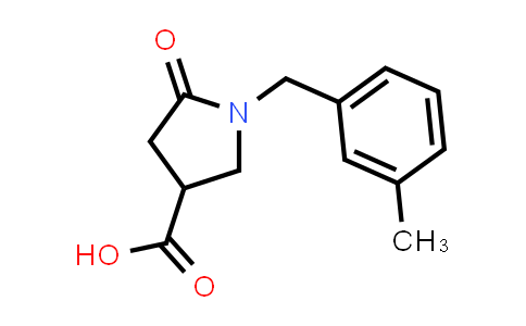 1-(m-Tolylmethyl)-5-oxo-pyrrolidine-3-carboxylic acid