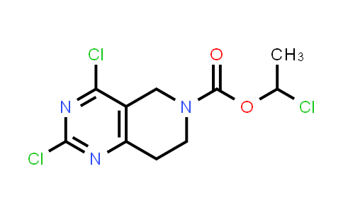 1-Chloroethyl 2,4-dichloro-7,8-dihydro-5H-pyrido[4,3-d]pyrimidine-6-carboxylate