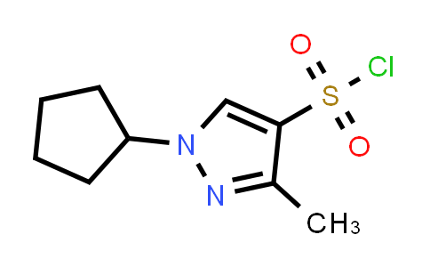1-Cyclopentyl-3-methyl-pyrazole-4-sulfonyl chloride