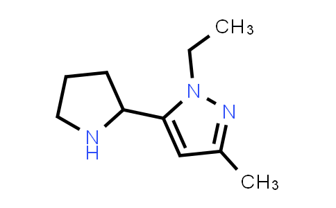 1-ethyl-3-methyl-5-pyrrolidin-2-yl-pyrazole