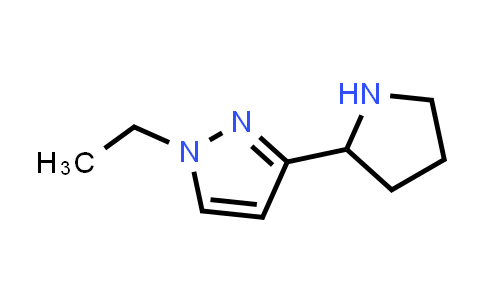 1-Ethyl-3-pyrrolidin-2-yl-pyrazole