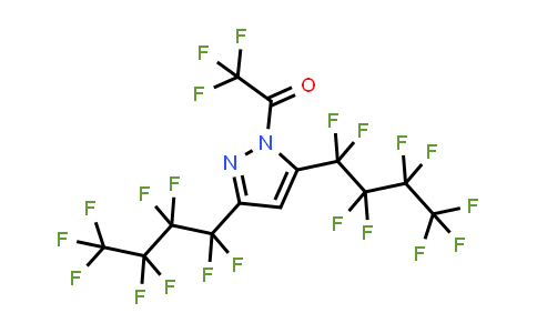 1-Trifluoroacetyl-3,5-bis(nonafluorobutyl)pyrazole