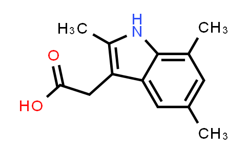 2-(2,5,7-Trimethyl-1H-indol-3-yl)acetic acid